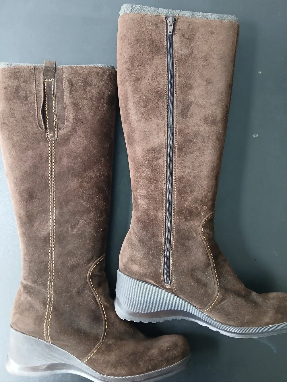 NINE WEST Tall Leather Riding Boots - Sz 10